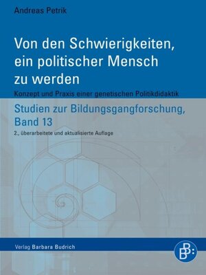 cover image of Von den Schwierigkeiten, ein politischer Mensch zu werden